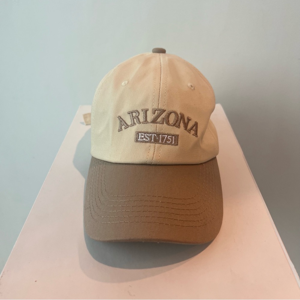 Cream/tan hat (adjustable)